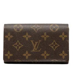 ルイ ヴィトン モノグラム ポルトモネ ビエトレゾール M61730 ブラウン PVC レザー レディース LOUIS VUITTON【228-62392】