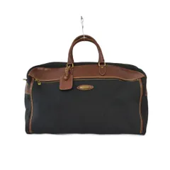 サムソナイト Samsonite レザーコンビボストンバッグ キャンバス 無地 金具ロゴ 緑 グリーン 茶 ブラウン ■ECD001