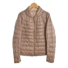 ユニクロ UNIQLO ウルトラライトダウンジャケット M ベージュ ■ECD001