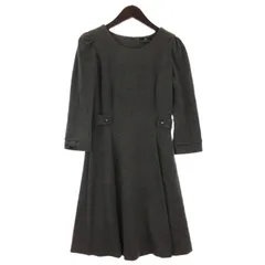 KarL Park Lane ワンピース 七分袖 グレー 9 ■ECA001