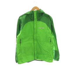モンベル Montbell サンダーパスジャケット ナイロン アウター フード ジップアップ ロゴ M 緑 グリーン 1128344 /BB ■ECE003