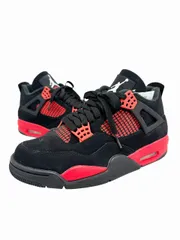ナイキ NIKE AIR JORDAN 4 RETRO Red Thunder Crimson エアジョーダン4 レッド サンダー クリムゾン CT8527-016 26.5 ブランド古着ベクトル 中古▲■260314