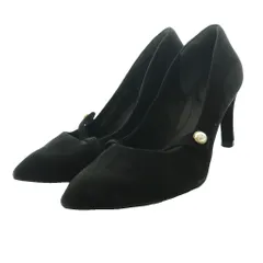 ロック ポート ROCK PORT Total Motion パンプス スエード US7 24cm 黒 ブラック /SS ■OS