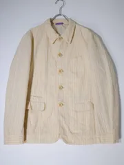Paul Smith Collection/ポールスミス コレクション 製品染めコットン ストライプ柄スプリングジャケット【M】【MJKA75238】