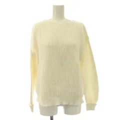 セオリー Theory ニット セーター カシミヤ S 白 長袖 ボートネック フリンジ裾 /JP