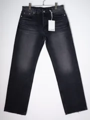 COORクアークーア Canton Fly Straight Denim PantsブラックデニムパンツCXF4DP11K新品【L】【MDNA80629】 COORクアークーア Canton Fly Straight Denim Pantsブラックデニム