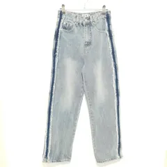レディース サイドライン デニムパンツ M_M0142