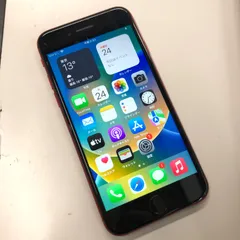 【訳あり品】iPhone SE (第3世代) docomo SIMロック解除済 64GB レッド【保証なし】