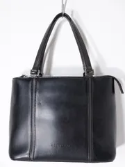 BURBERRYバーバリー 裏地ノバチェック レザートート ハンドバッグ【-】【LBGA76390】