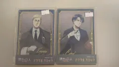 進撃の巨人の悪魔執事と黒い猫アクリルブロック エルヴィン・スミス(エルヴィン)/リヴァイ