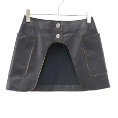 FUMIKA UCHIDA フミカウチダ Leather Pocket Skirt レザーポケットスカート FU-T-SK009 ブラウン 36のサムネイル
