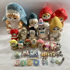 ★ mofusand モフサンド グッズ まとめ商品 ぬいぐるみ 缶バッチ マスコット など サメにゃん えびにゃん 忍者にゃん 現状品 2.65kg