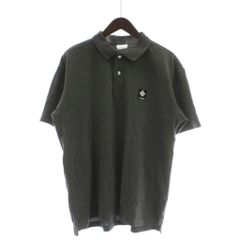 コロンビア Columbia ポロシャツ XL チャコールグレー 半袖 襟付き ロゴパッチ /GG ■MA