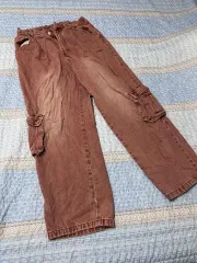 デニム カーゴ パンツ L