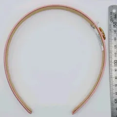 (5万円以上購入時 サ-品) ピンク色 キュービック 装飾 カチューシャ