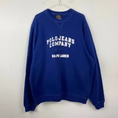 ポロ ジーンズ ラルフローレン ネイビー 起毛 スウェット M
