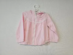 (日本) キッズ レース ピンク コットン ウィンドブレーカー 100