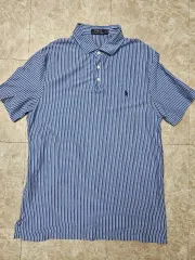 ポロラルフローレン ストライプ 半袖 カラーTシャツ L