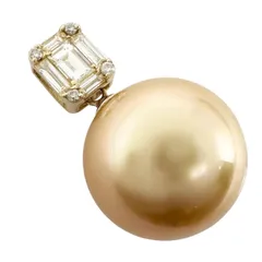 極美品 ノーブランド  ペンダントトップ K18ゴールド/パール ゴールド レディース 真珠【中古】【送料無料】