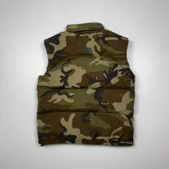 THE NORTH FACE ヌプシ　ダウンベスト　センターロゴ　カモフラ　XL THE NORTH FACE（ザ ノースフェイス） ジャケット メンズ ノベルティ