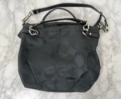 COACH シグネチャー ブラック トートバッグ