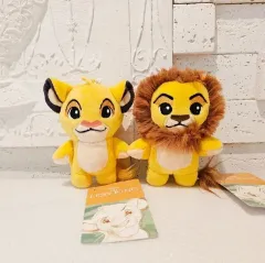 (まとめ売り) ディズニー ライオン・キング ムファサ シンバ ボールチェーン キーホルダー バッグチャーム ぬいぐるみ