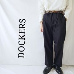 00s DOCKERS ドッカーズツータックチノスラックス チノパンW30 古着