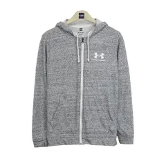 18568 アンダーアーマー フード ジップアップ ジャケット 95 メンズ カジュアル アウター ブランド古着