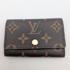 極美品 ルイヴィトン キーケース ミュルティクレ4 モノグラムマヒナ