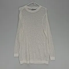 AI 90% ザラ レディース95 ニットワンピース 春 秋 アイボリー 64320