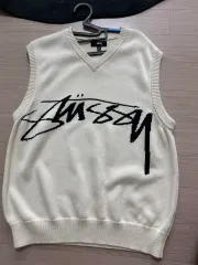 STUSSY(ステューシー) セーター ベスト ナチュラル