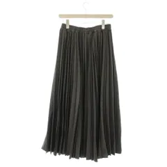 ニコアンド Niko and.. スカート LONG グレー プリーツ ロング丈 無地 /JP