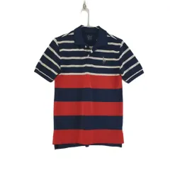J7710 POLO RALPH LAUREN レディース Mサイズ ネイビー 半袖 カラーTシャツ