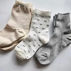 レディースソックス 9足 まとめ カラー別 3足ずつ/ロークルー