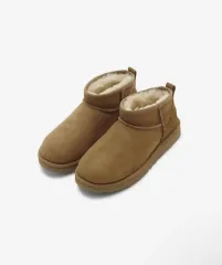 (未使用 230 240) UGG アグ クラシック ウルトラミニブーツ チェスナット 6