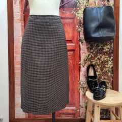 ザアイザットコレクション Hライン チェック スカート