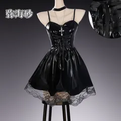 コスプレ衣装 弥海砂 デスノート コスチューム 二次元 レザースカートのサムネイル