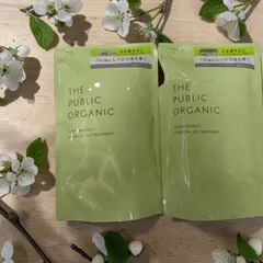 THE PUBLIC ORGANIC ザ パブリック オーガニック スーパーバウンシー ディープモイスト 精油ヘアトリートメント詰替400mL × 2のサムネイル