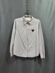 レディース 縦 ストライプ シャツ(Freeサイズ)