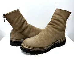 43(28cm程度)◆COMOLI × GUIDI｜コモリ グイディ  B01-07005 バックジップブーツ  796V_N_CMのサムネイル