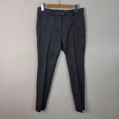 HUGO BOSS ボス スラックス 無地 ブラック US2サイズ レディース 古着 モード シンプル