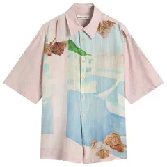 アワーレガシー メンズ ボトムス ハーフパンツ・ショーツ シャツ ショートパンツ Our Legacy Beyond Shirt Shortsleeve Marina Vista Print Cottのサムネイル