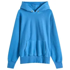 レス ティエン メンズ アウター パーカー・スウェット Les Tiens Heavyweight Hoodie Washed Electric Blue ブルーのサムネイル