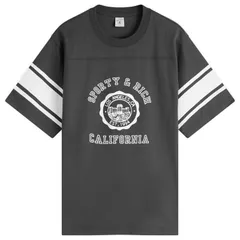 スポーティ アンド リッチ レディース トップス Tシャツ Sporty Rich California Emblem Rugby TShirt Faded Black ブラックのサムネイル