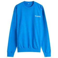 スポーティ アンド リッチ レディース アウター パーカー・スウェット シャツ Sporty Richealth is Wealth Crew Sweatshirt Paris Blue ブルーのサムネイル