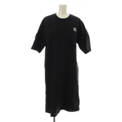 アディダスオリジナルス adidas originals ワンピース 半袖 M 黒 /JP