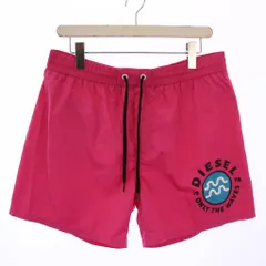 ディーゼル DIESEL ショートパンツ ロゴ プリント L ピンク /BM