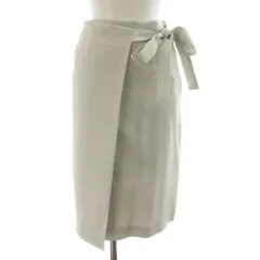 スタニングルアー STUNNING LURE ラップスカート 巻きスカート ひざ丈 0 白 ホワイト リボン ペチコート付き /RR