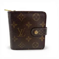 LOUIS VUITTON モノグラム コンパクト ジッピーウォレット M61667 バイフォールド