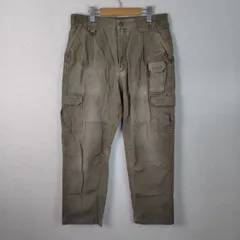 5.11 TACTICAL SERIES ファイブイレブン カーゴパンツ 無地 アースカラー カーキ US 32/30サイズ メンズ 古着 ミリタリー アメカジ